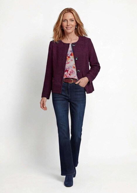 Festlicher Blazer in Bouclé-Optik