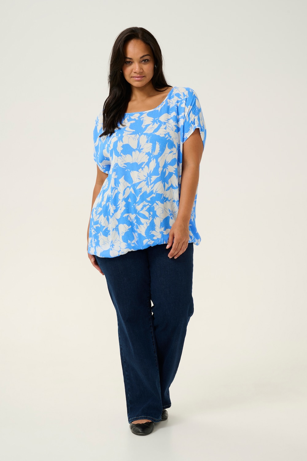 Kurzarm-Bluse Loose fit