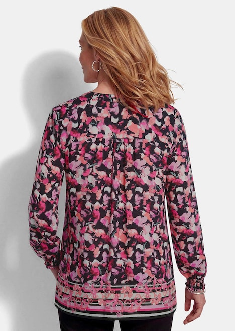 Viscose blouse met all-overprint