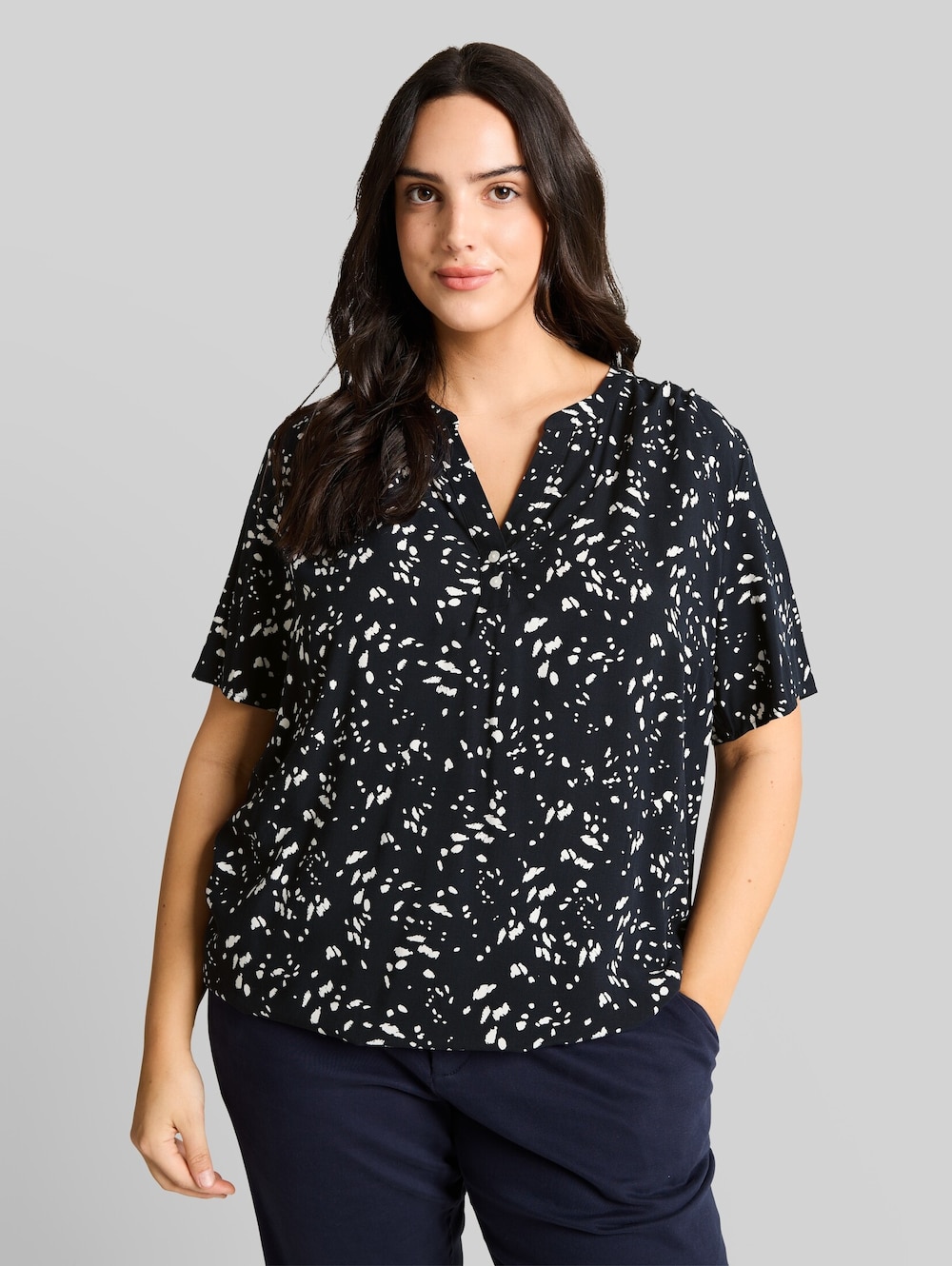 Bluse mit Muster
