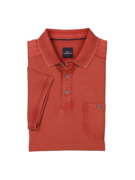 engbers Herren Polo-Shirt regular , Orange