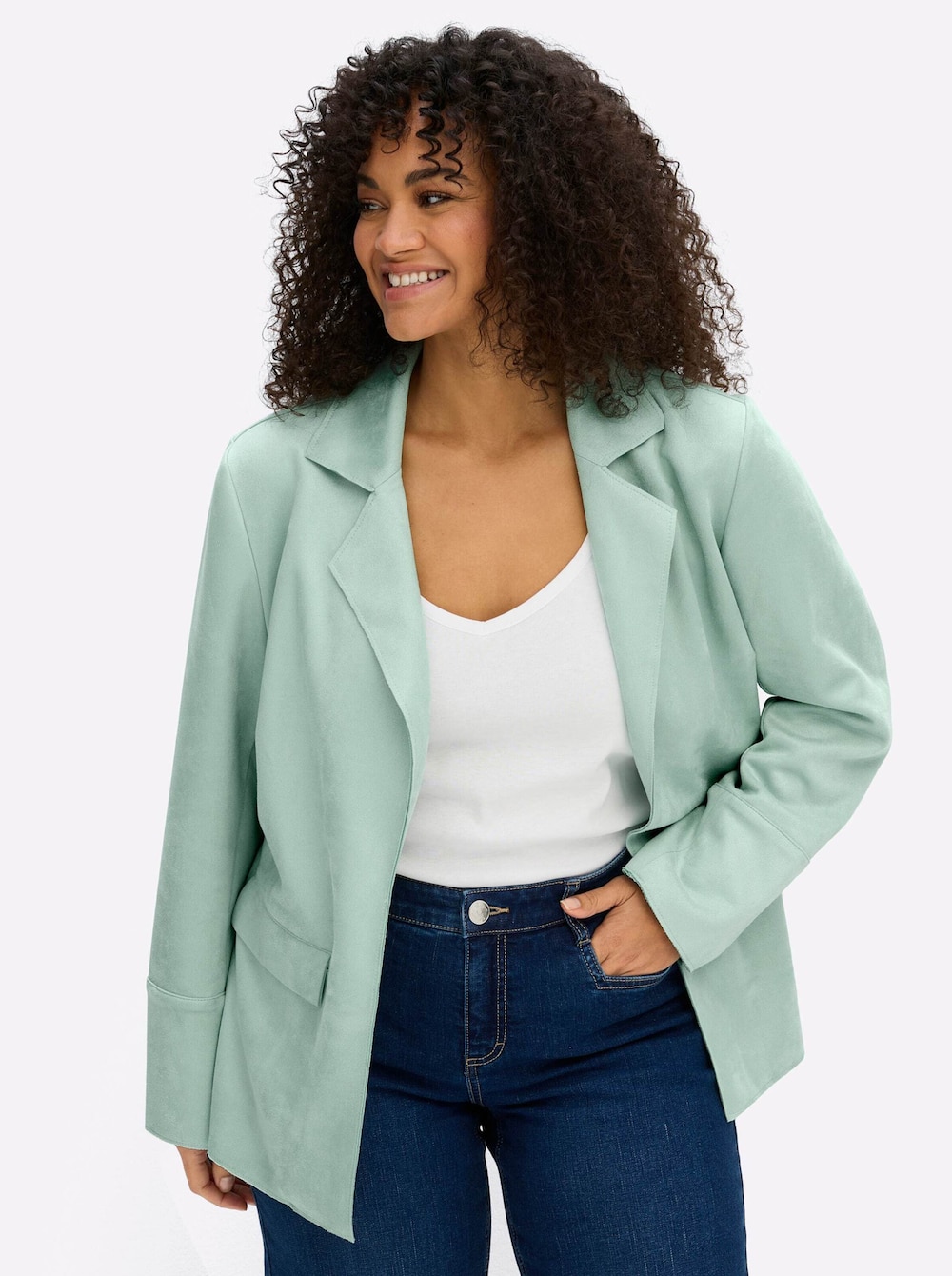 Blazer Langarm Reverskragen