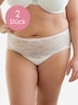 High-Panty-Set Lace Basic 2er Set