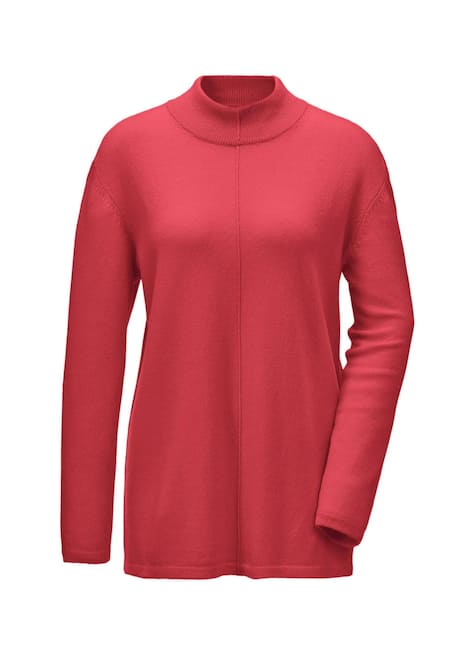 Kuschelweicher Kaschmirpullover mit Kragen
