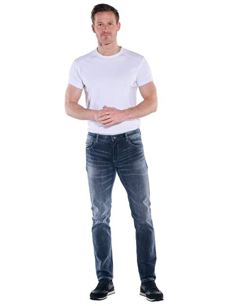 engbers Herren Jeans 5-Pocket Superstretch , Indigoblau