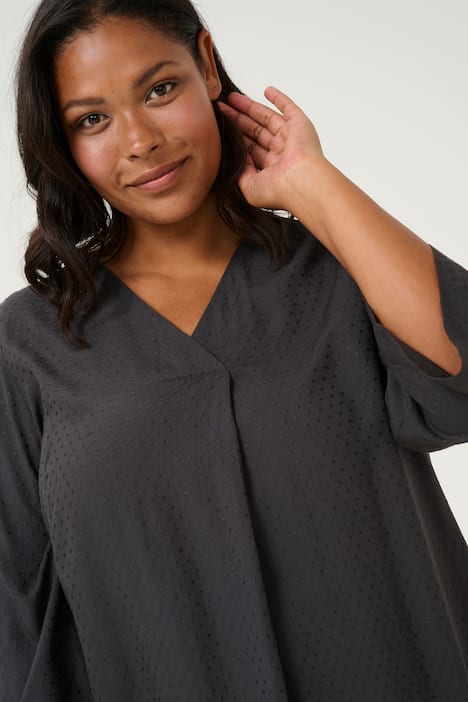 Langarm-Bluse Regular fit