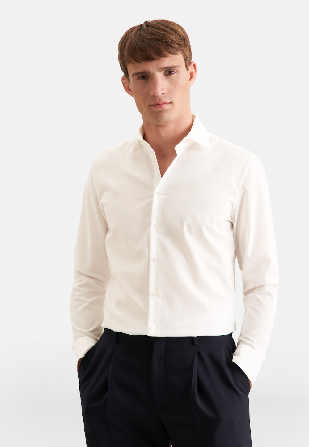 Herren Business Hemd - Uni