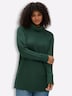 Pullover Rollkragenpullover im Rippstrickmuster Langarm Rollkragen