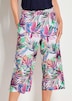 Jerseyhose mit Palmen-Print