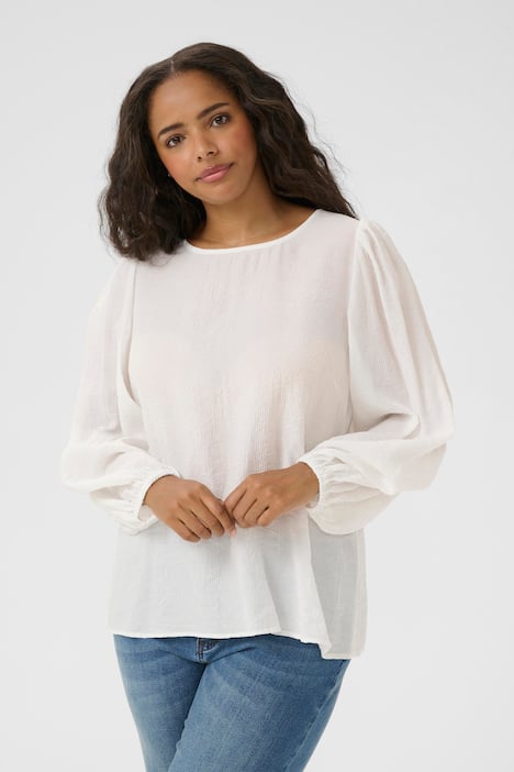 Langarm-Bluse Regular fit