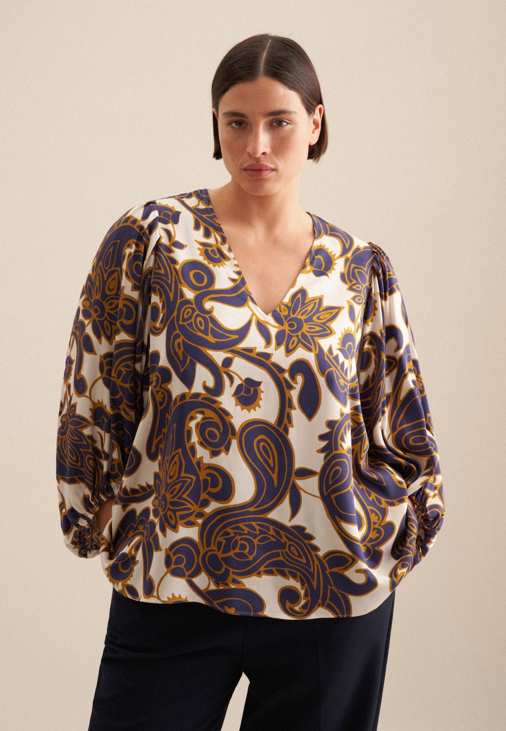 Damen Shirtbluse - Paisley