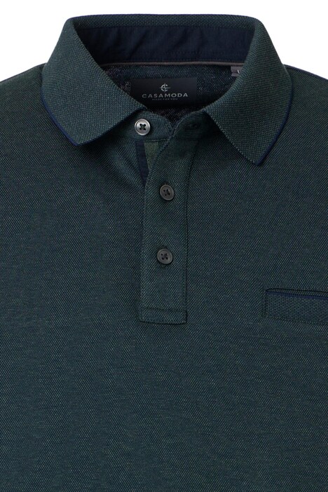 Polo-Shirt Langarm uni