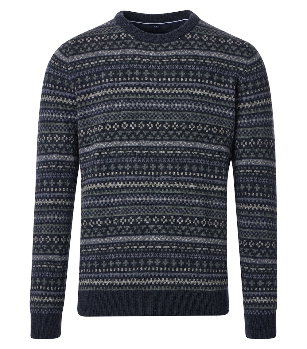 Pullover gemustert