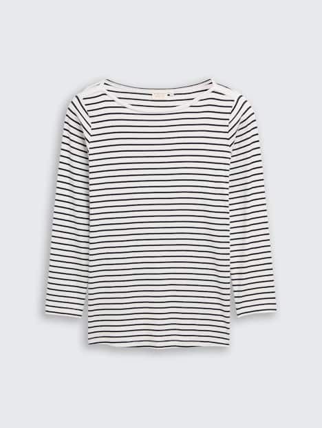 Langarmshirt mit Streifenmuster