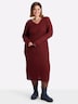 Strickkleid Strickkleid mit Rautenstrickmuster Langarm keine Angabe