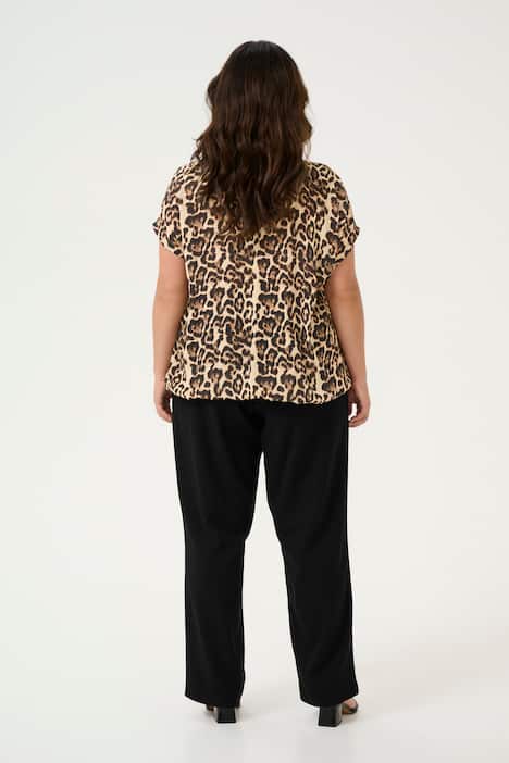 Kurzarm-Bluse Loose fit