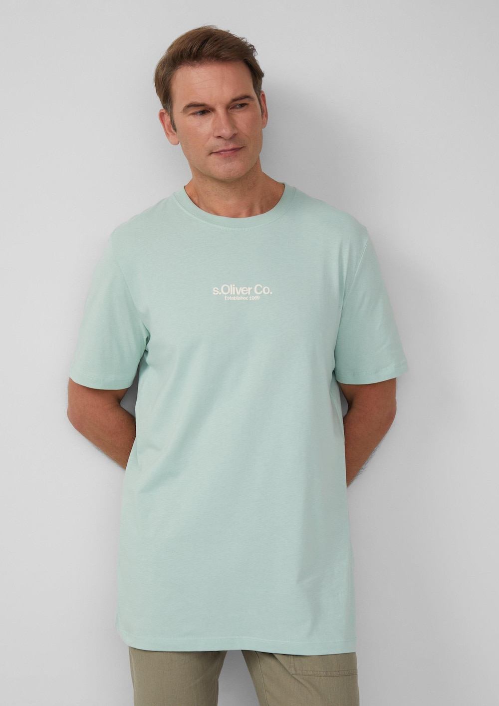 T-Shirt aus Baumwolle mit Logo-Print