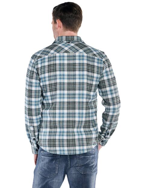 engbers Herren Overshirt kariert , Khaki