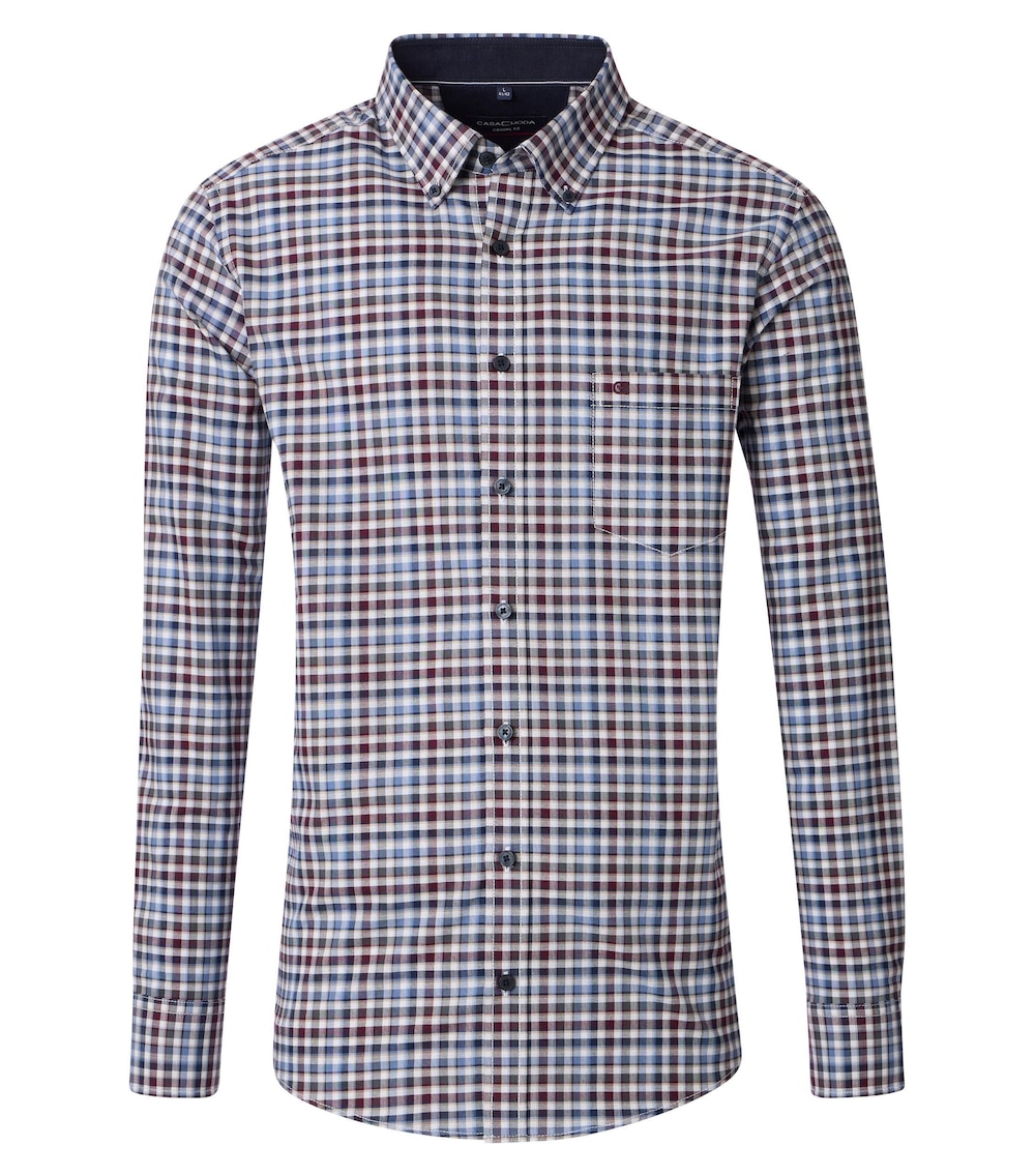 Freizeithemd kariert Casual Fit