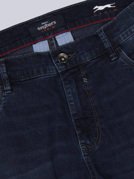 engbers Herren Super-Stretch-Jeans regular , Saphirblau