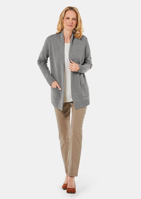 Langarm Cardigan aus Merino