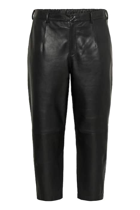 Leren broek Loose fit