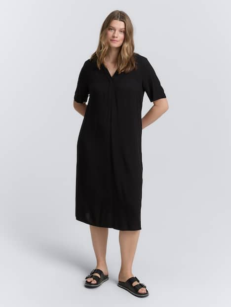 Midi-Kleid aus Viskose