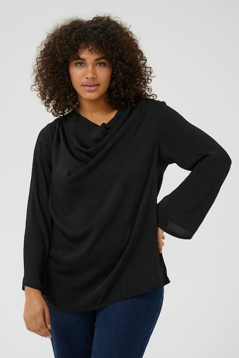 Langarm-Bluse Regular fit