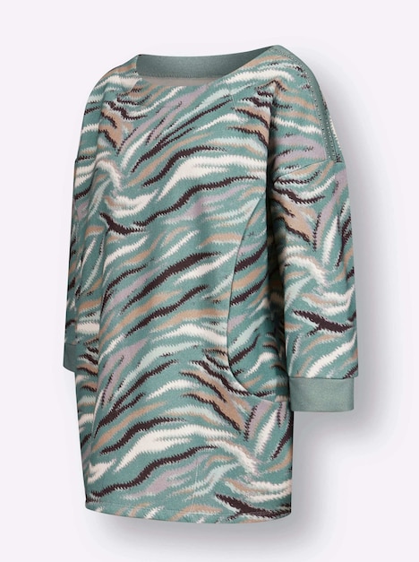 Sweatshirt 3/4-Arm Sonstiges Muster