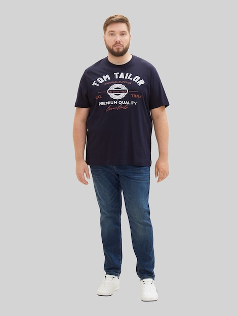 T-Shirt mit Logo Print