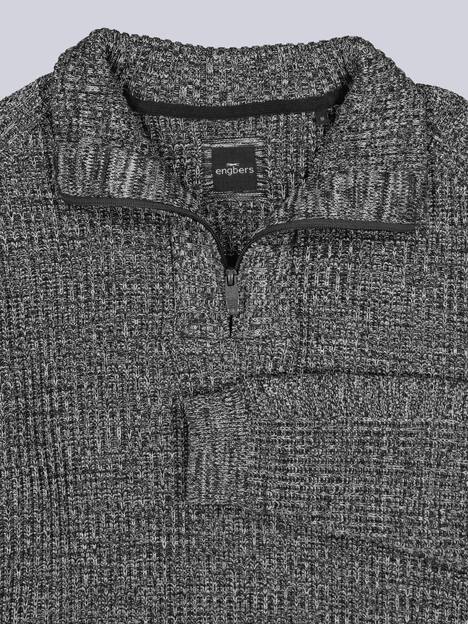 engbers Herren Pullover Polokragen , Braunbeige