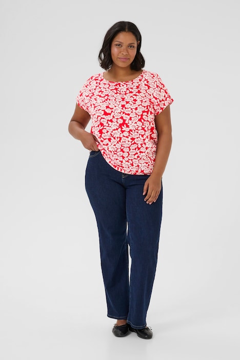 Kurzarm-Bluse Loose fit
