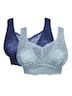 Set-2x-Bralette ELIANA Bralettes ohne Bügel,Spitze