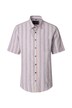 Leinenhemd kurzarm gestreift Casual Fit