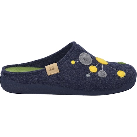 Damen Hausschuh Cara 02, ocean-multi