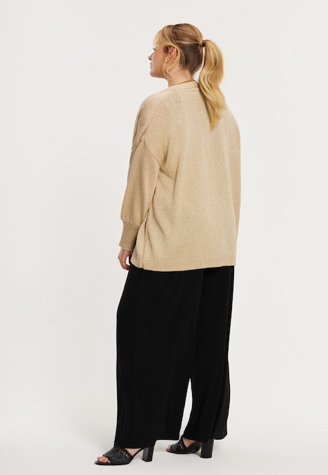 Strickjacke mit Druck