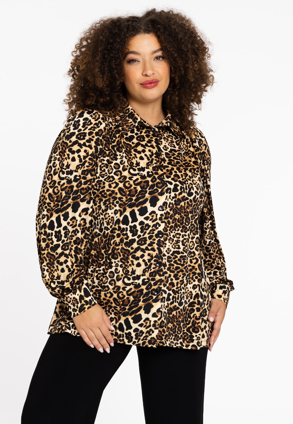Bluse mit Tierdruck