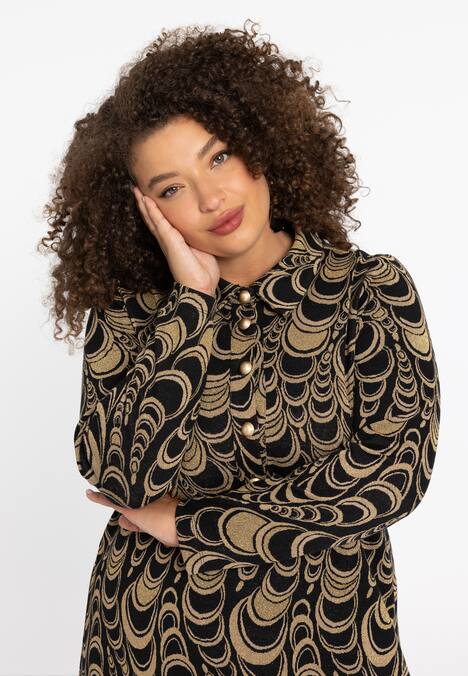 Kleid mit Knopfverschluss