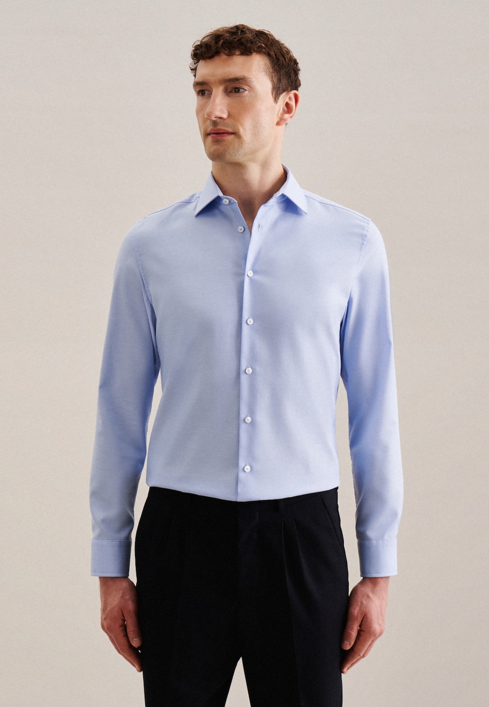 Herren Business Hemd - Uni