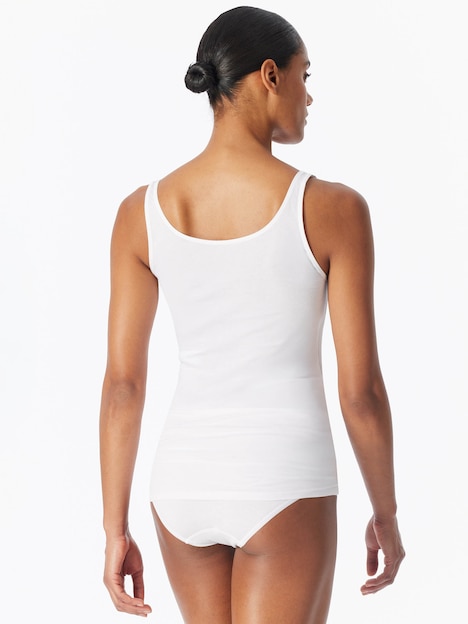 Schiesser Damen 2er-Pack Trägertop - white - 42