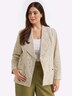 Jacke Langarm Schalkragen