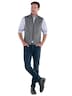 engbers Herren Sakko-Weste mit Zipper , Grau