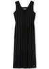 Maxikleid Ärmellos Uni Ohne Kragen