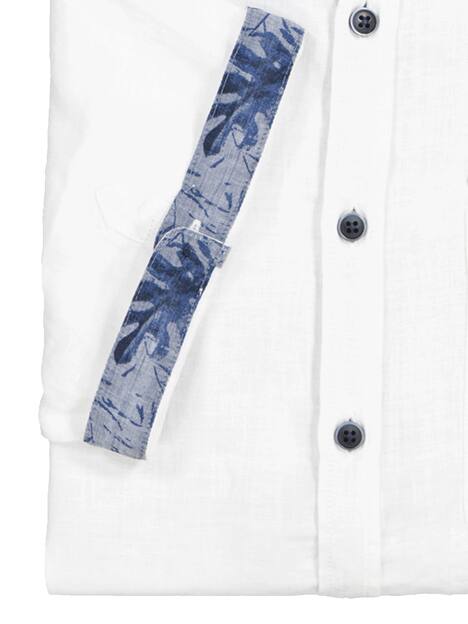 Kurzarm-Hemd aus Leinen