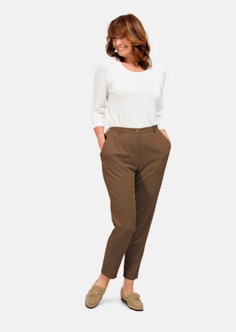 Hose Anna mit Rippenstruktur