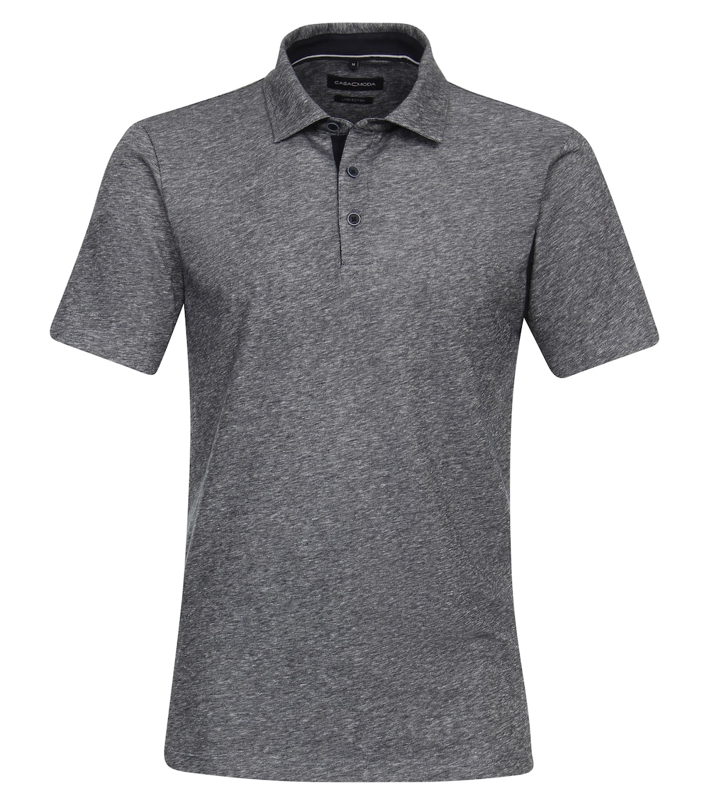 Polo-Shirt uni Basic Circular Knit