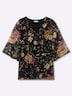 Tunika Tunika mit floralem Alloverprint 3/4-Arm