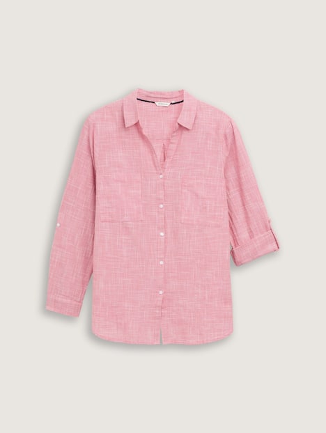 Bluse mit Brusttaschen