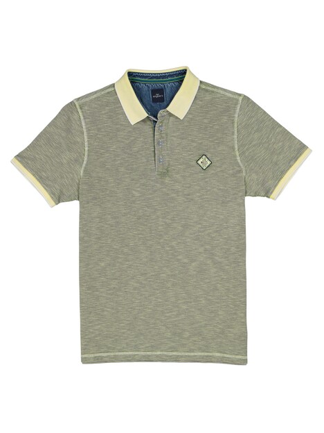 Herren Poloshirt , Gelb