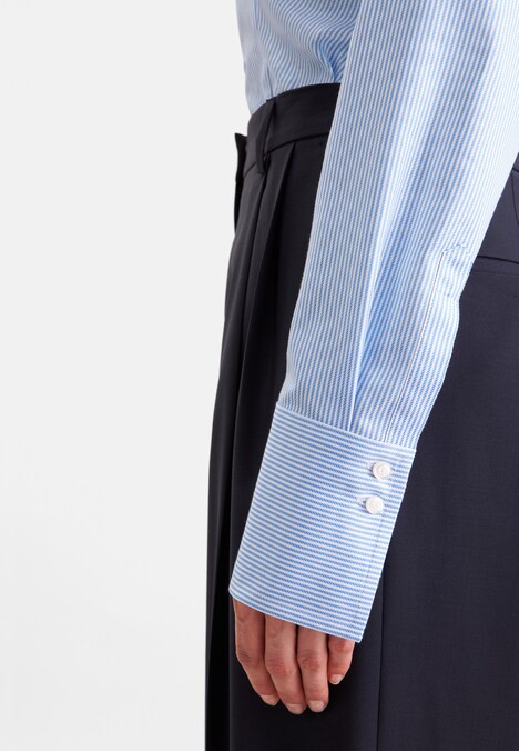 Damen Klassische Bluse - Gestreift